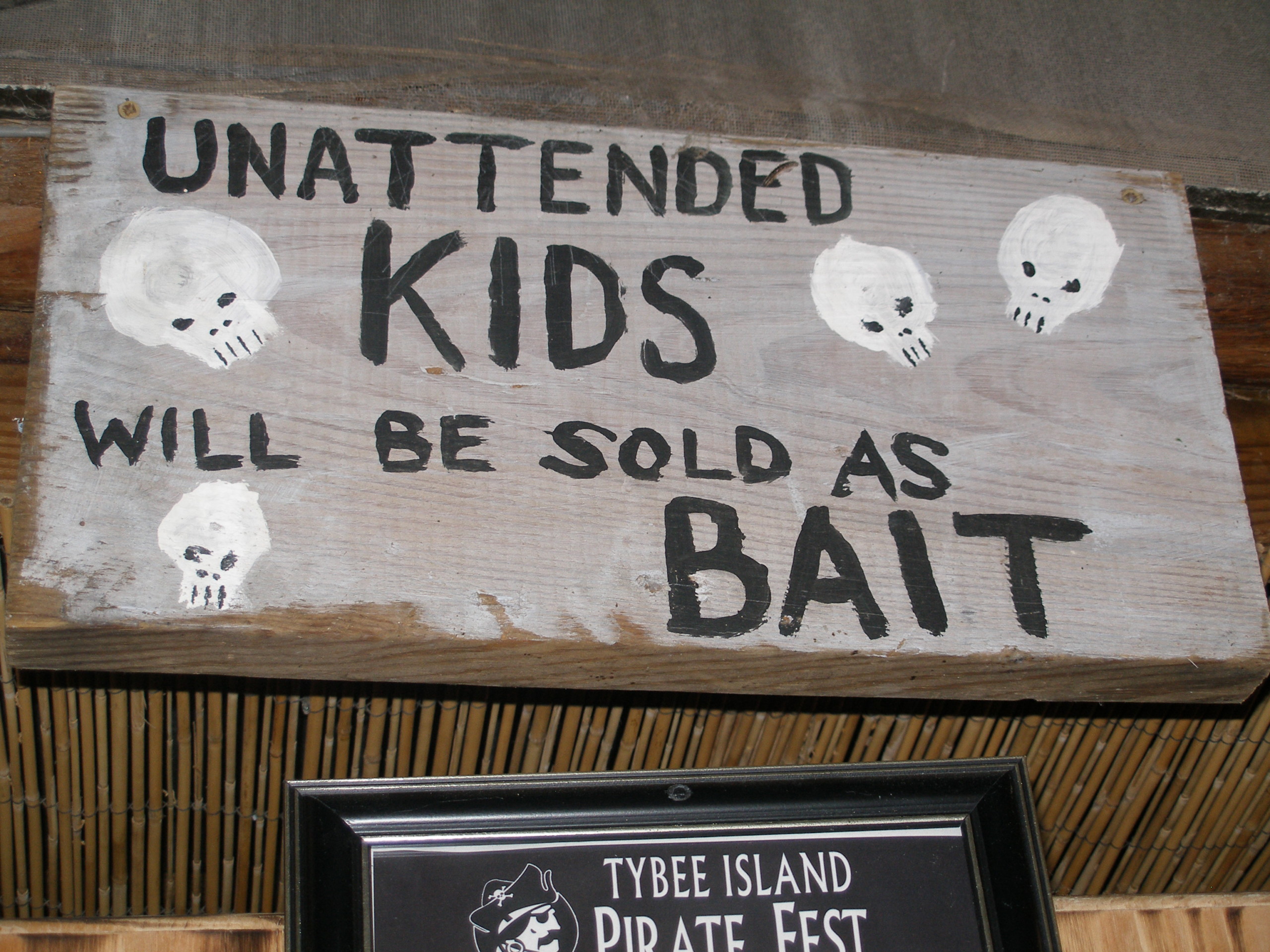 Restaurant Sign Tybee Island