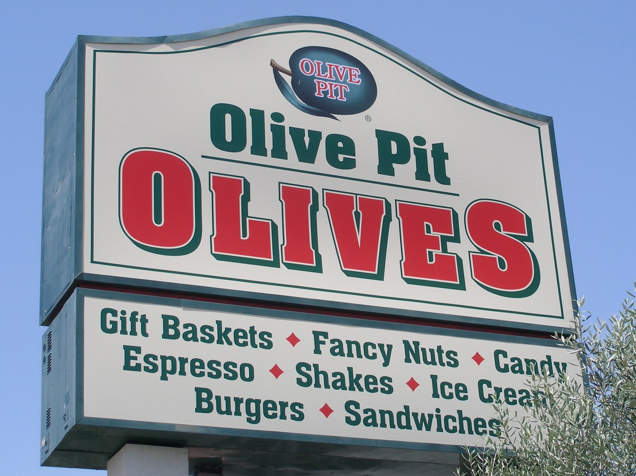 Olive Sign California