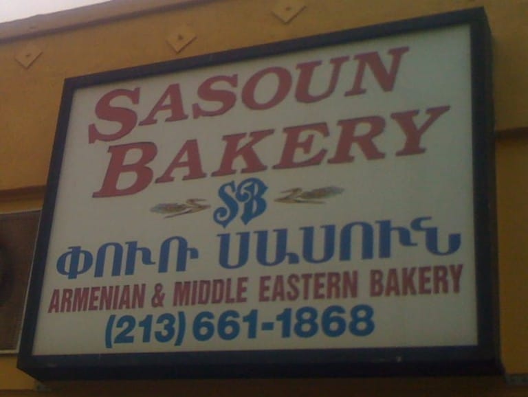 Bakery Sign Los Angeles