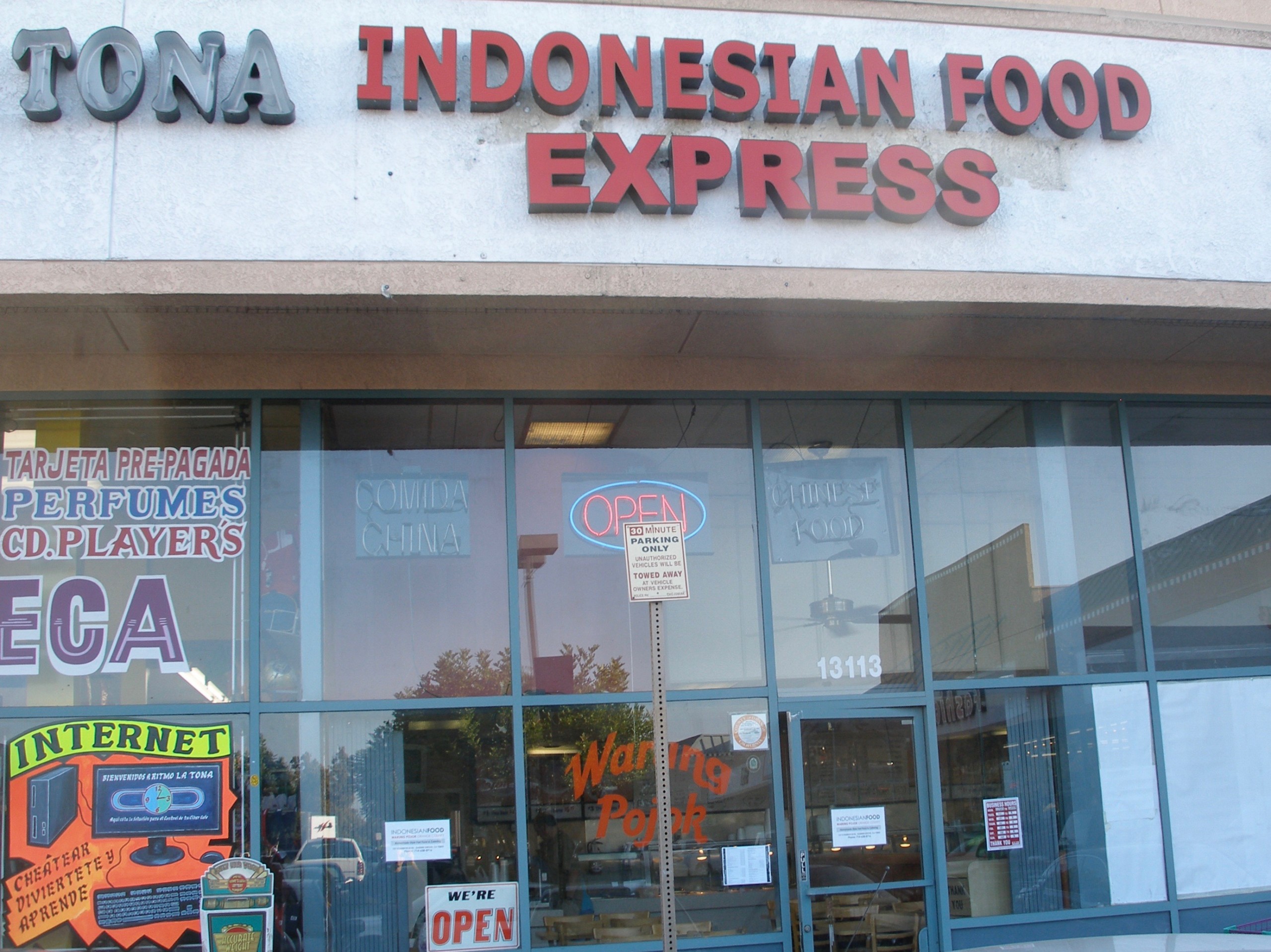 Indonesian Restaurant Orange County