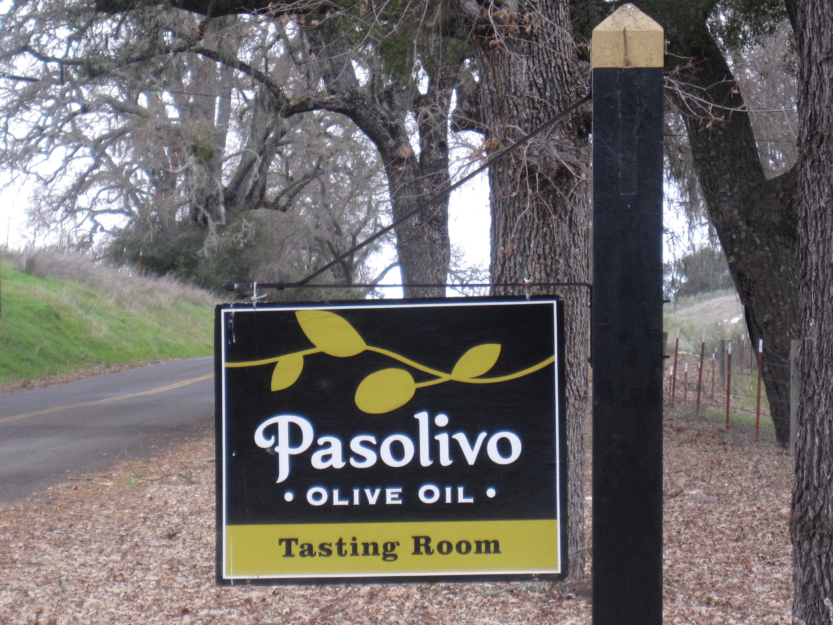 Olive Oil Sign Paso Robles