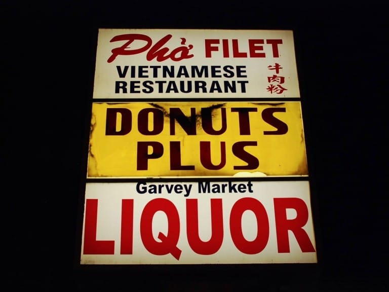 Restaurant Sign Los Angeles