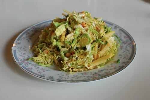 The Hart The Hunter Sign Brussels Sprouts Salad