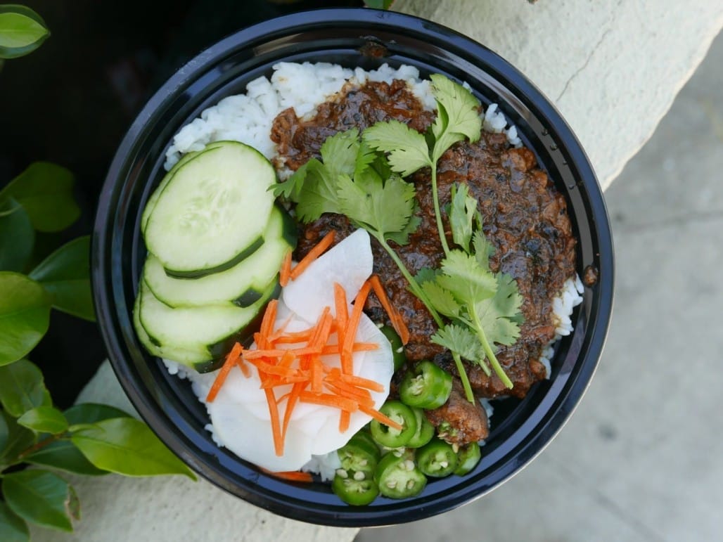 Cafe Vietnam Truck Pork Belly Rice Bowl (Dose of Vitamin P) Food GPS
