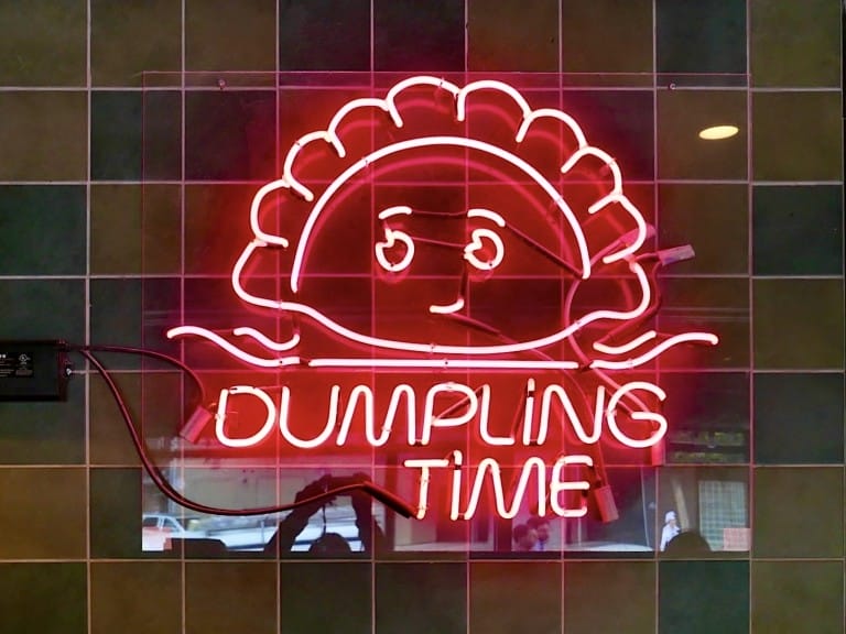 Dumpling Sign San Francisco