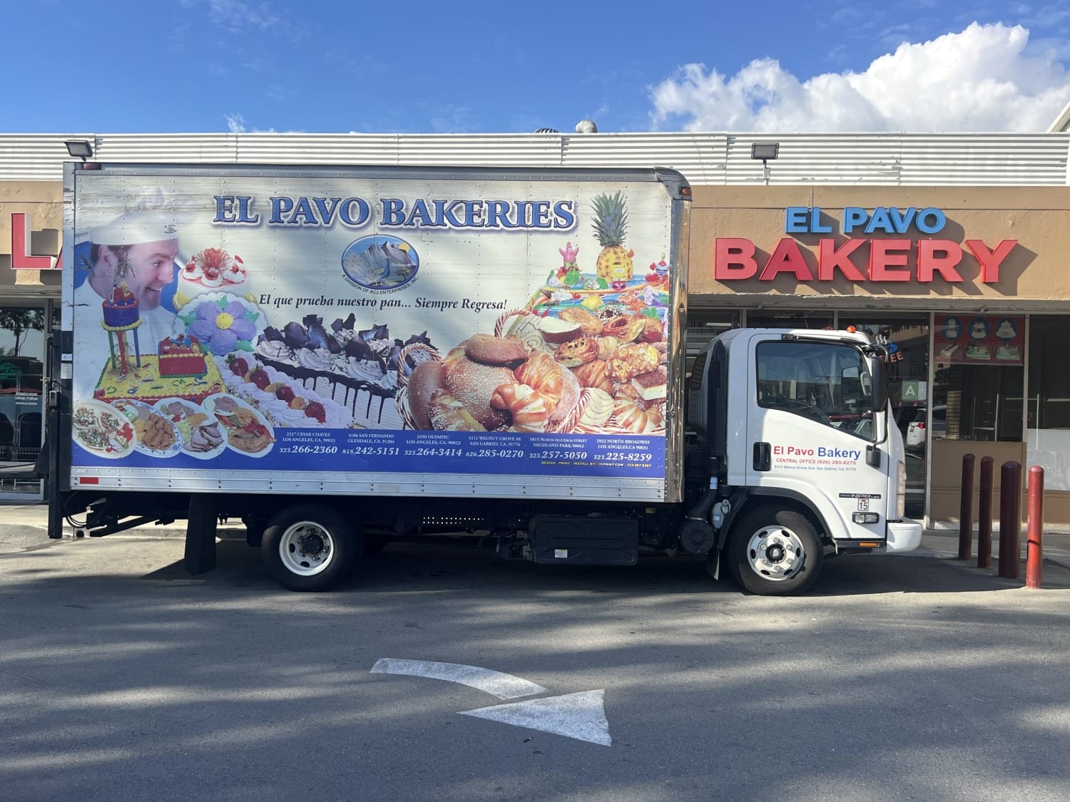 Bakery Delivery Truck