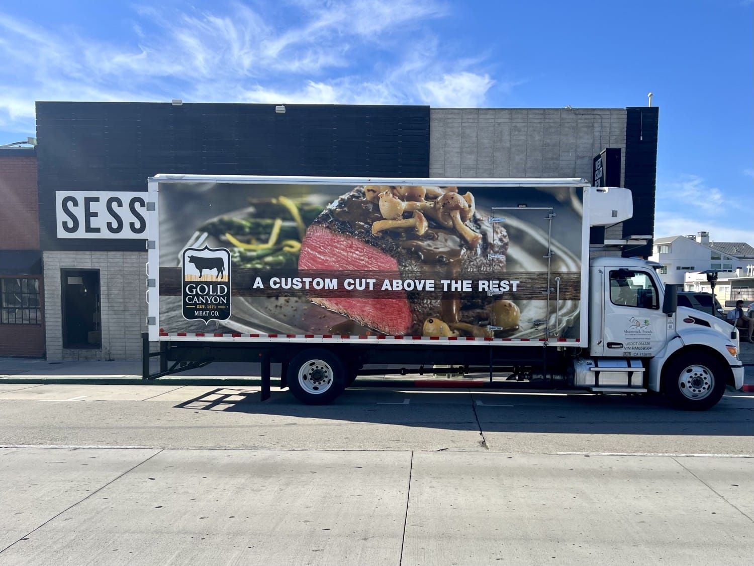 Meat Delivery Truck