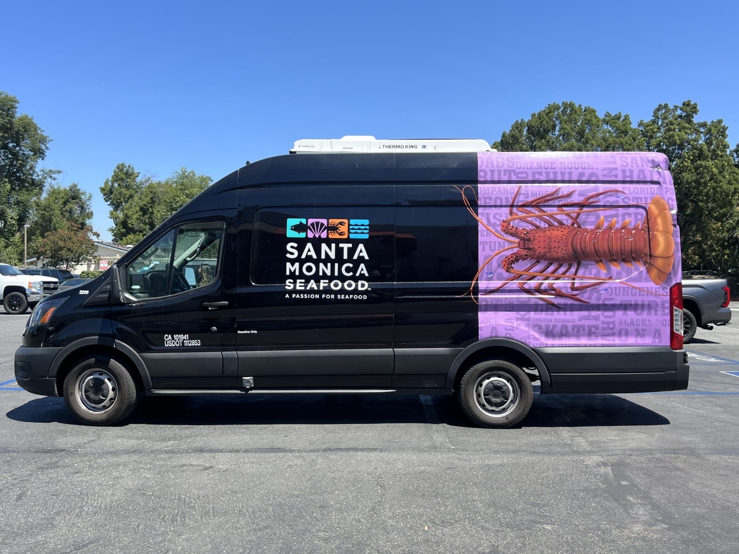 Seafood Delivery Truck